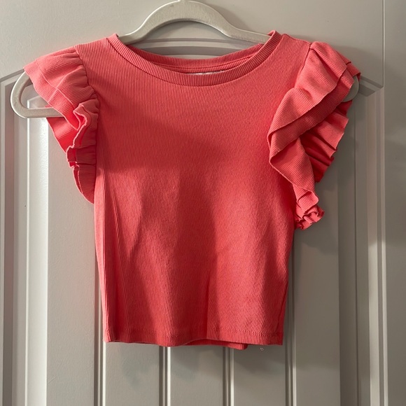 Zara | Ruffle sleeve crop top - Picture 1 of 1